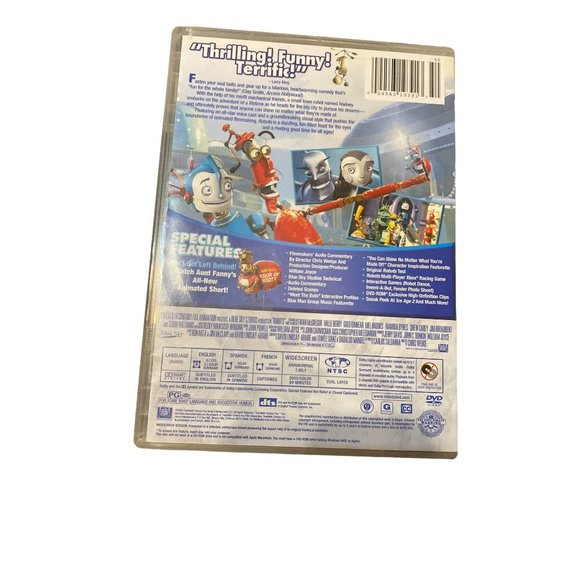 Widescreen Robots DVD cartoon movie Robin Williams - Picture 2 of 4